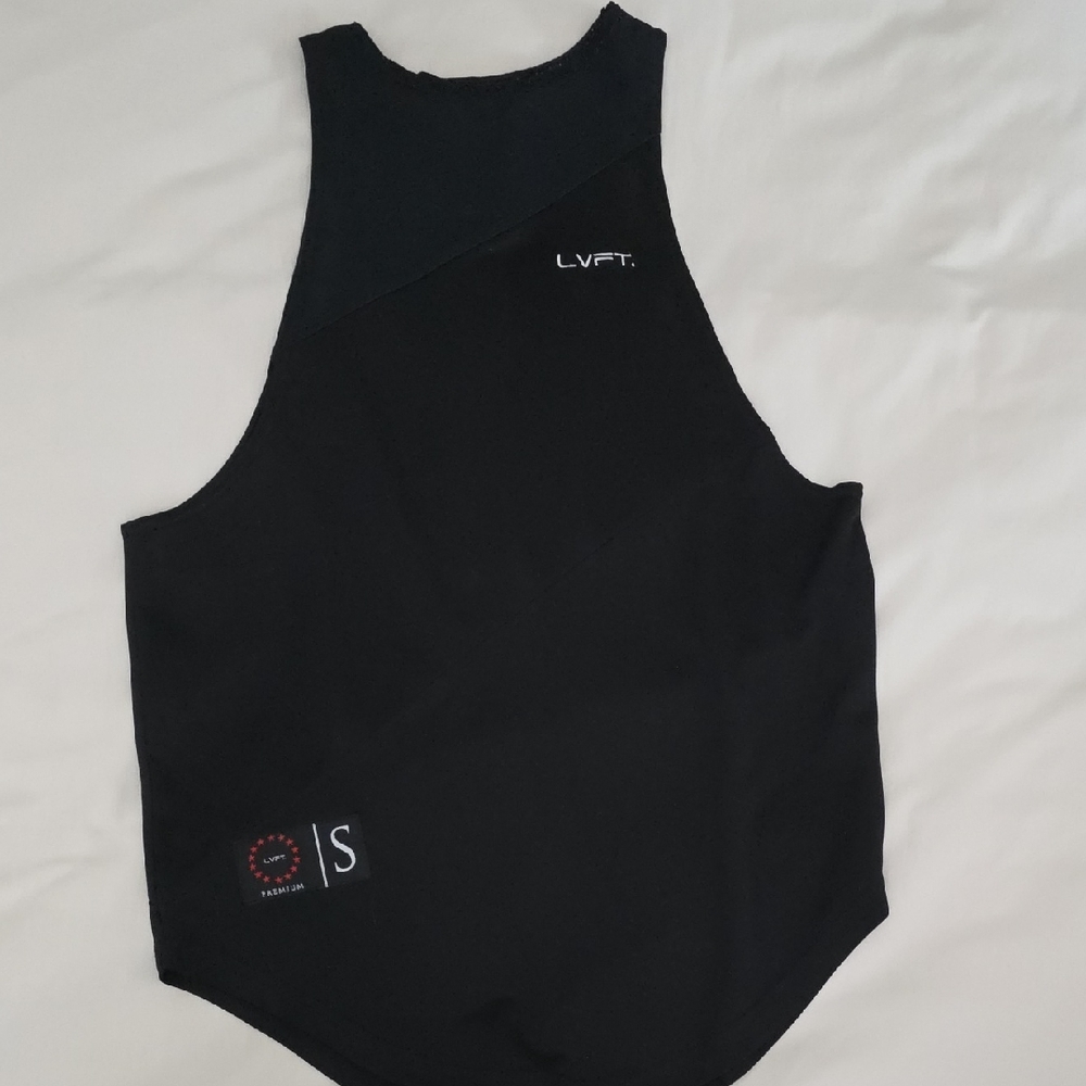Black Sleeveless Tee